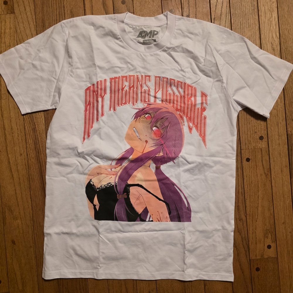 Kai Cenat X AMP Graphic T-Shirt with Anime Design